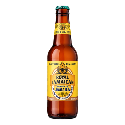 Royal Jamaican Alcoholic Ginger Beer 355ml Bottle 6 Pack