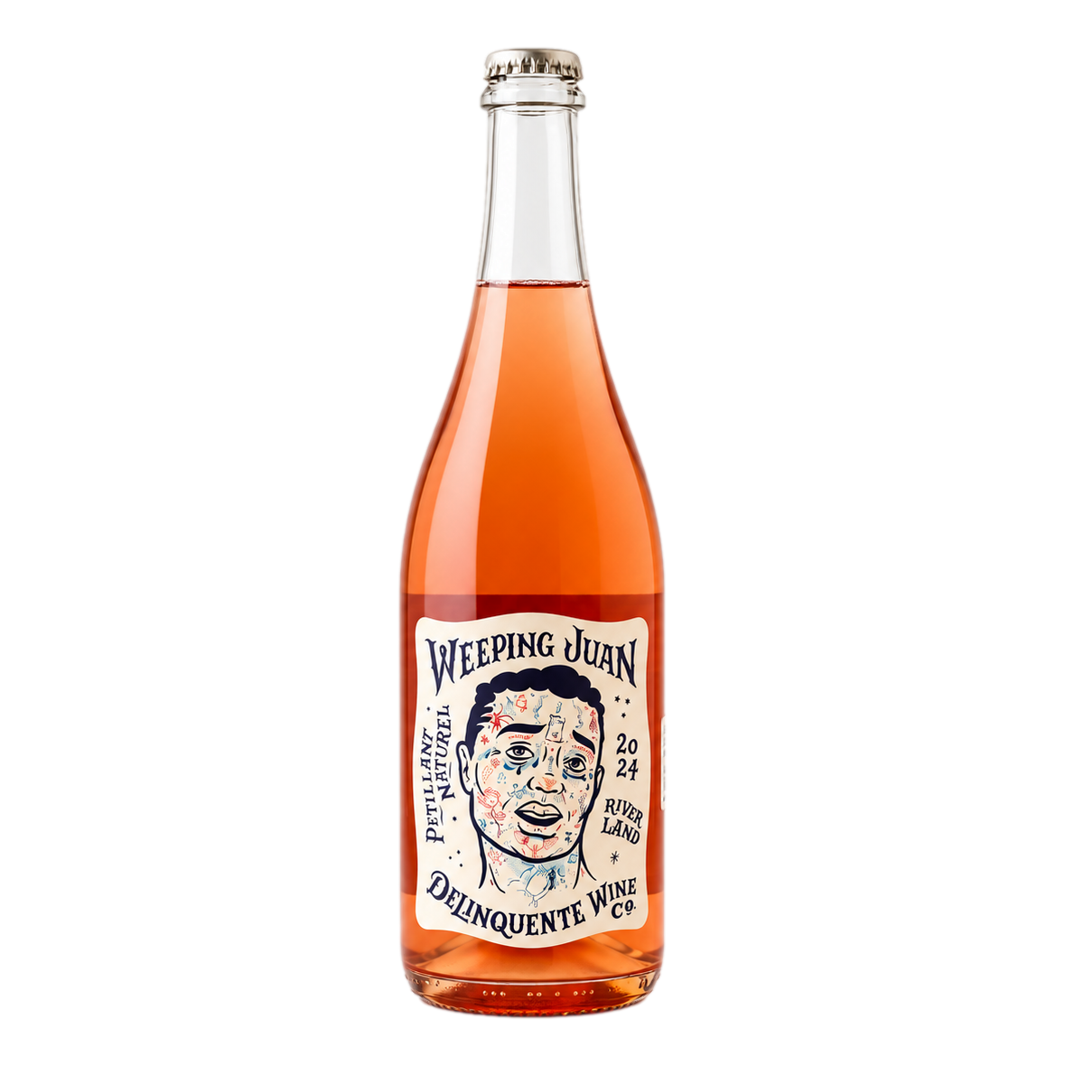 Delinquente Weeping Juan Pét-Nat Rose