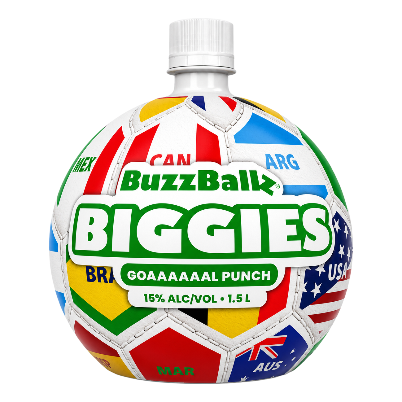 BuzzBallz Biggies Goaaaaaal-Melon Cocktail 1.5L