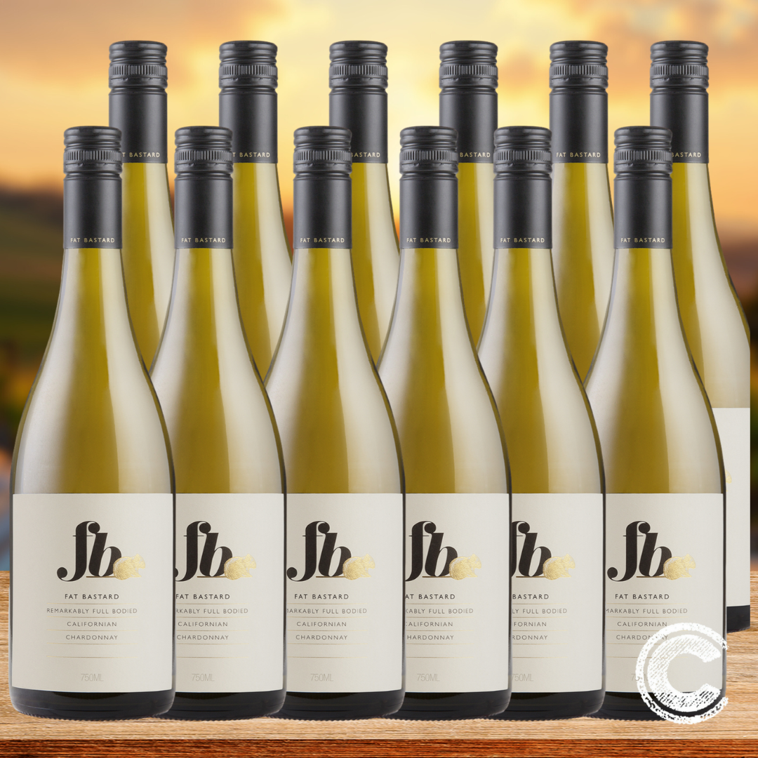 Fat Bastard Californian Chardonnay - 12 Pack