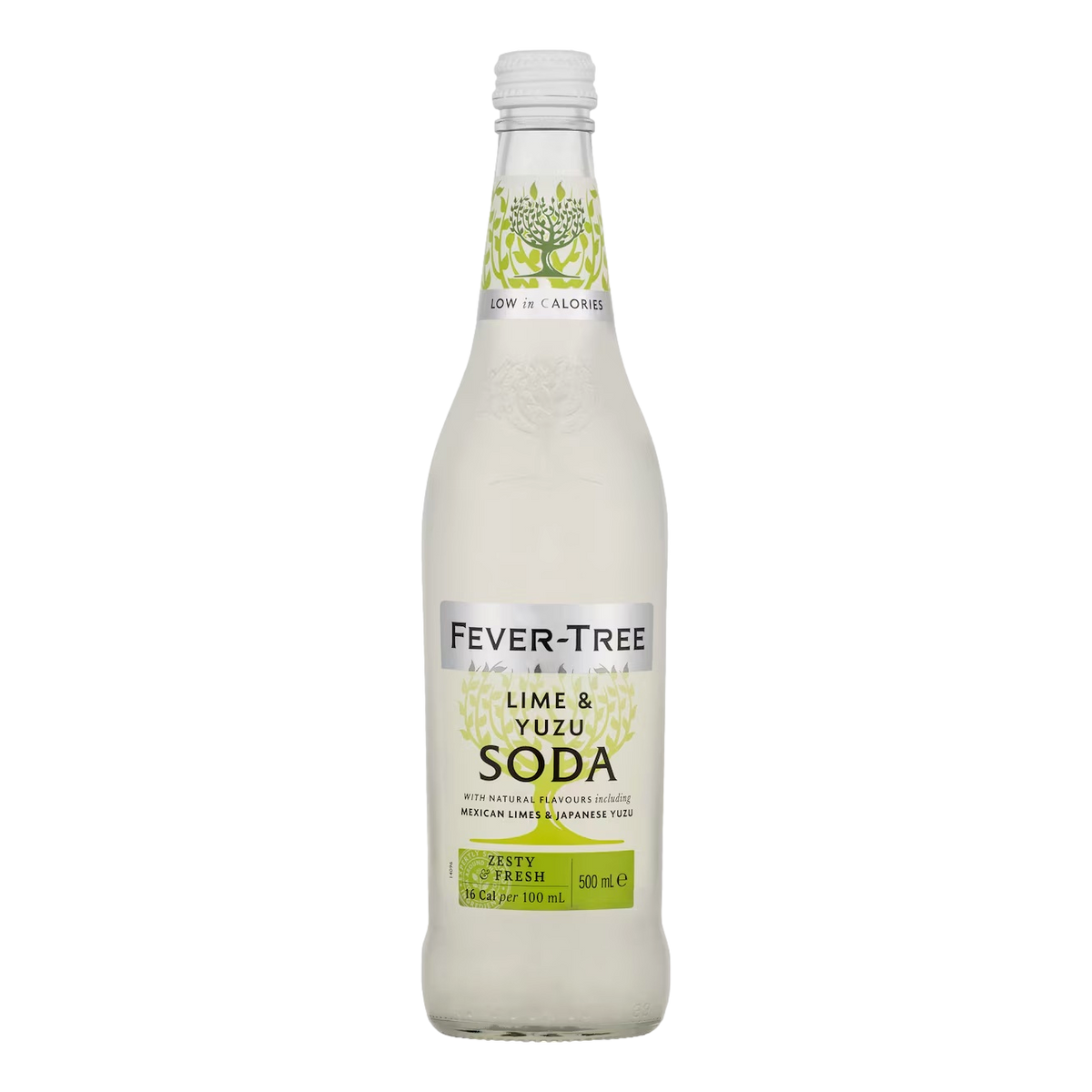 Fever Tree Lime & Yuzu Soda 500ml Bottle Single