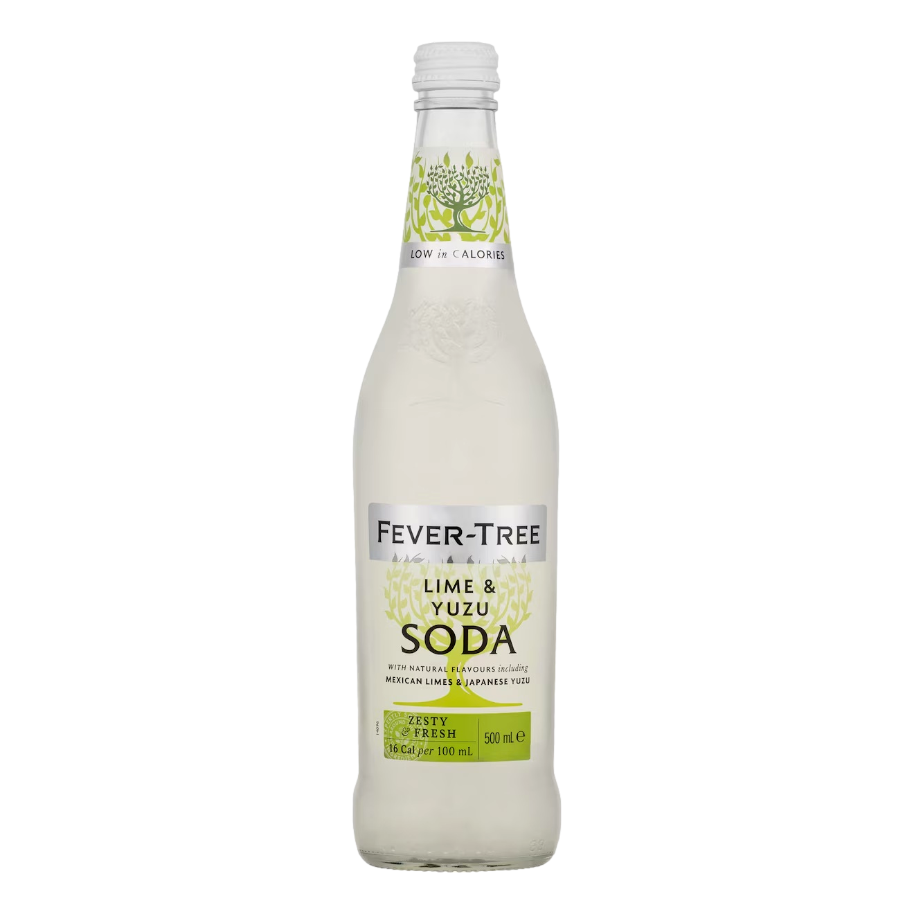 Fever Tree Lime & Yuzu Soda 500ml Bottle Single