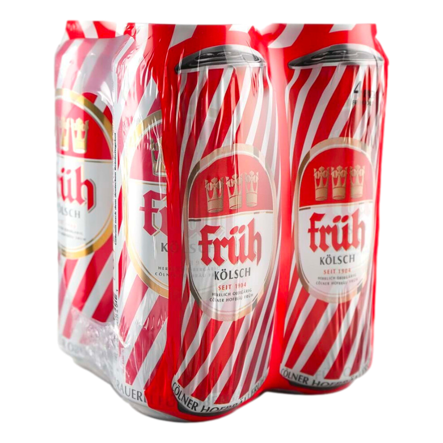 Fruh Kolsch 500ml Can 4 Pack