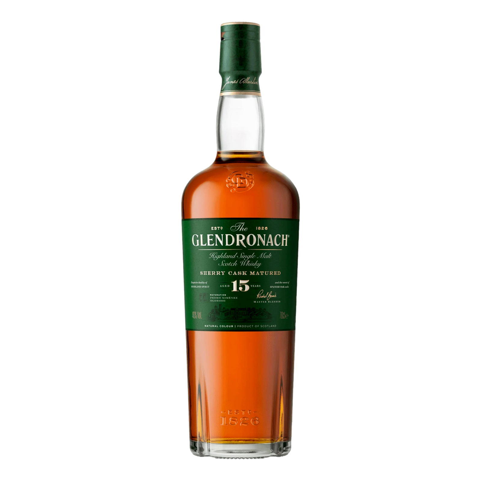 The GlenDronach Sherry Cask Single Malt Scotch Whisky 15YO 700ml
