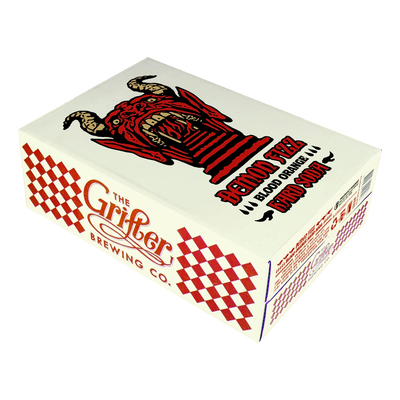 Grifter Demon Fizz Blood Orange Hard Soda 375ml Can Case of 24