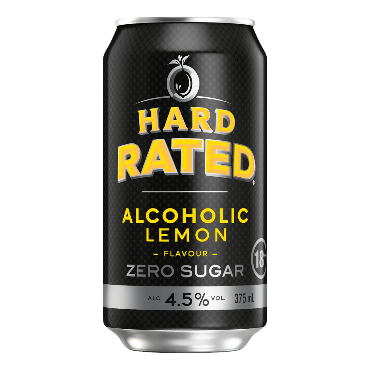 Hard Rated Zero Sugar Alcoholic Lemon 375ml Can Single