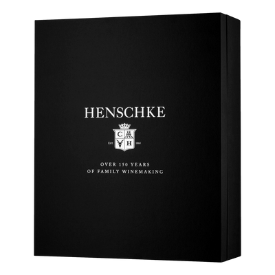 Henschke Keyneton Euphonium Shiraz Blend 2019 with 2 Plumm Wine Glasses Gift Box