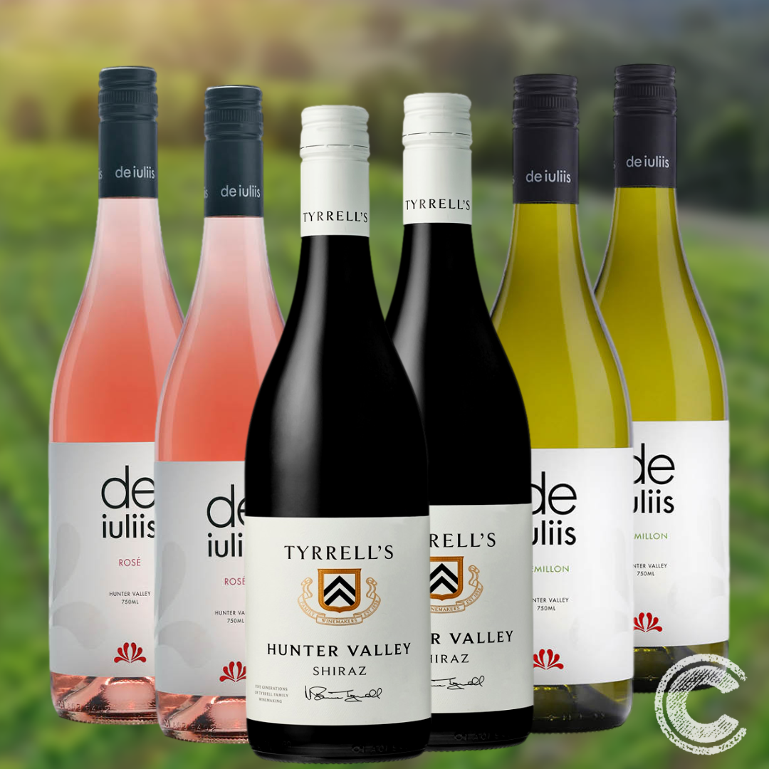 Mixed Red & White Wine 6 Pack - Hunter Harvest