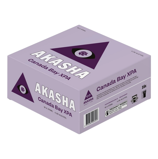 Akasha Canada Bay XPA 375ml Can Case of 16