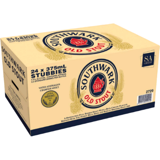 Southwark Old Stout 7.4% 375ml Bottle Case of 24