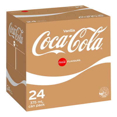Coca-Cola Vanilla 375ml Can Case of 24