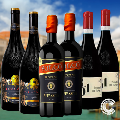 Mixed Red Wine 6 Pack - Italian Red Lovers Collection
