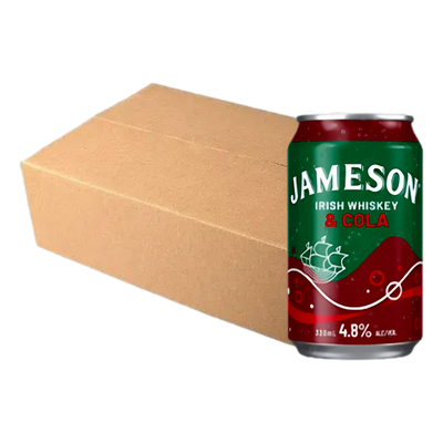 Jameson Irish Whiskey & Cola 4.8% 330ml Can Case of 24