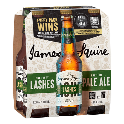 James Squire 150 Lashes Pale Ale 330ml Bottle 6 Pack