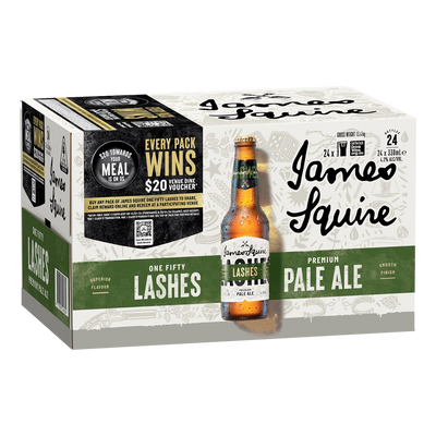 James Squire 150 Lashes Pale Ale 330ml Bottle Case of 24