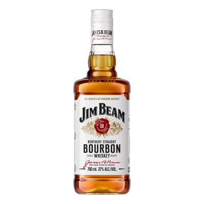 Jim Beam White Label Bourbon Whiskey 700ml + Coca-Cola Classic 1.25L - BUNDLE