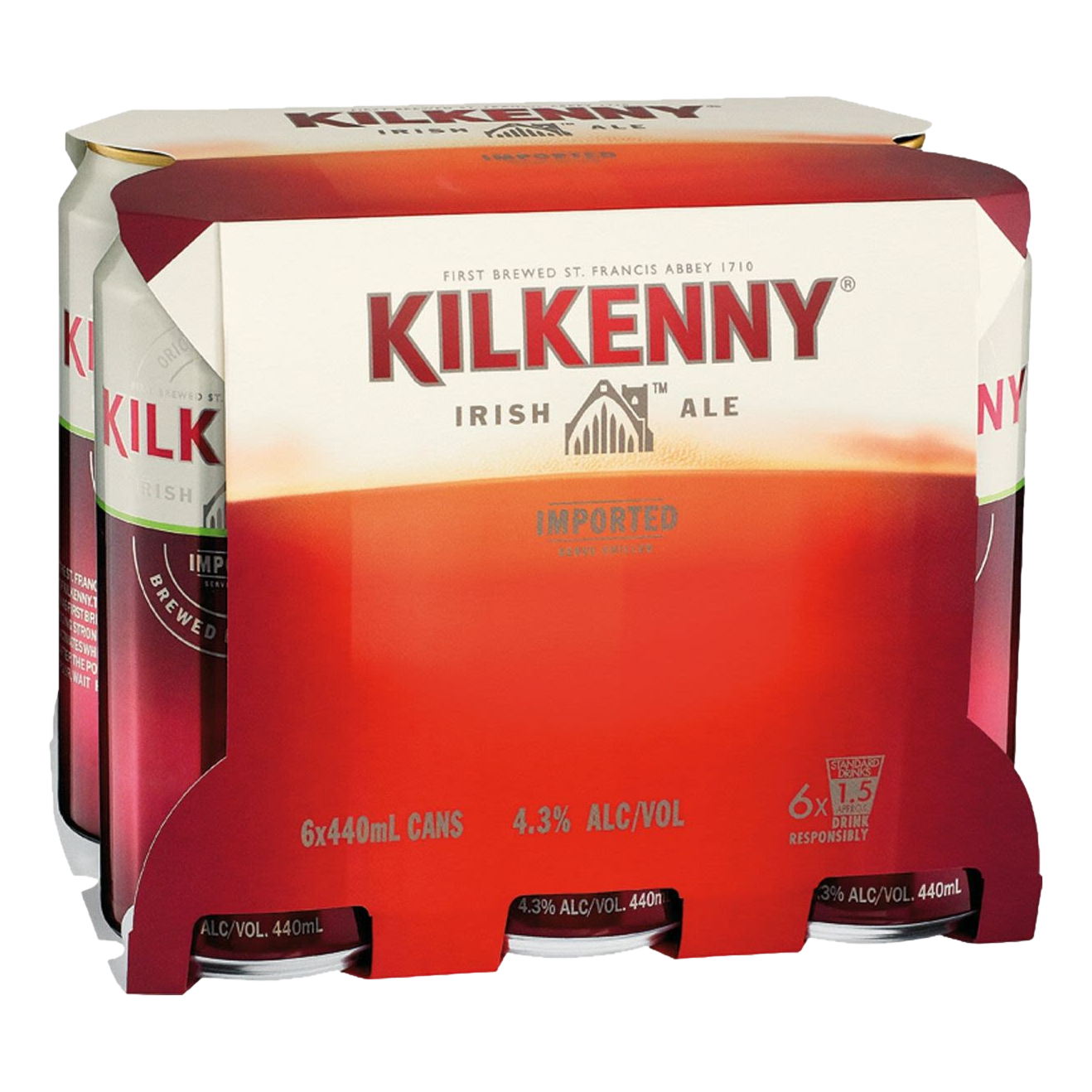 Kilkenny Draught 440ml Can 6 Pack