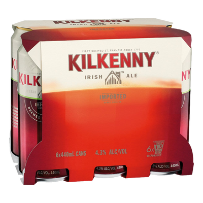 Kilkenny Draught 440ml Can 6 Pack
