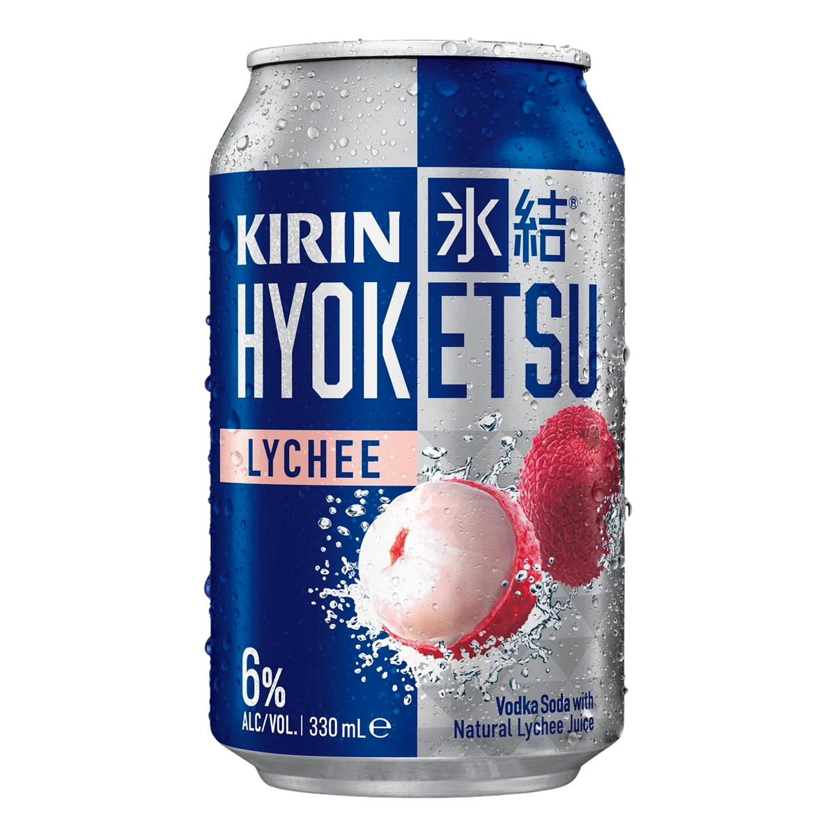 Kirin Hyoketsu Lychee 330ml Can Case of 24