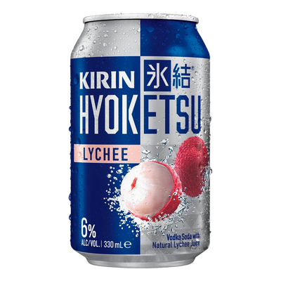 Kirin Hyoketsu Lychee 330ml Can Case of 24