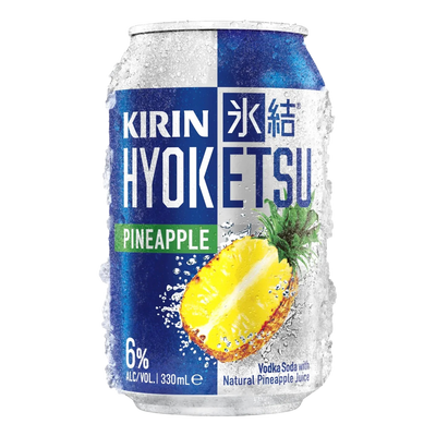 Kirin Hyoketsu MIXED FLAVOUR Vodka Soda 6% 330ml Can 10 Pack