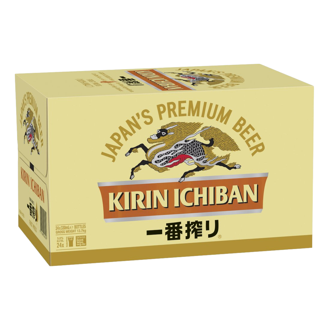 Kirin Ichiban Shibori Lager 330ml Bottle Case of 24