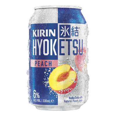 Kirin Hyoketsu Peach 330ml Can 4 Pack