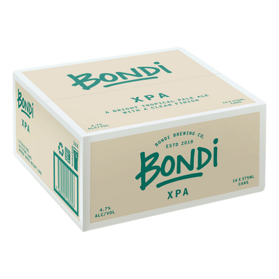 Bondi Brewing XPA 4.7% 375ml Can Case of 16 - Camperdown Cellars