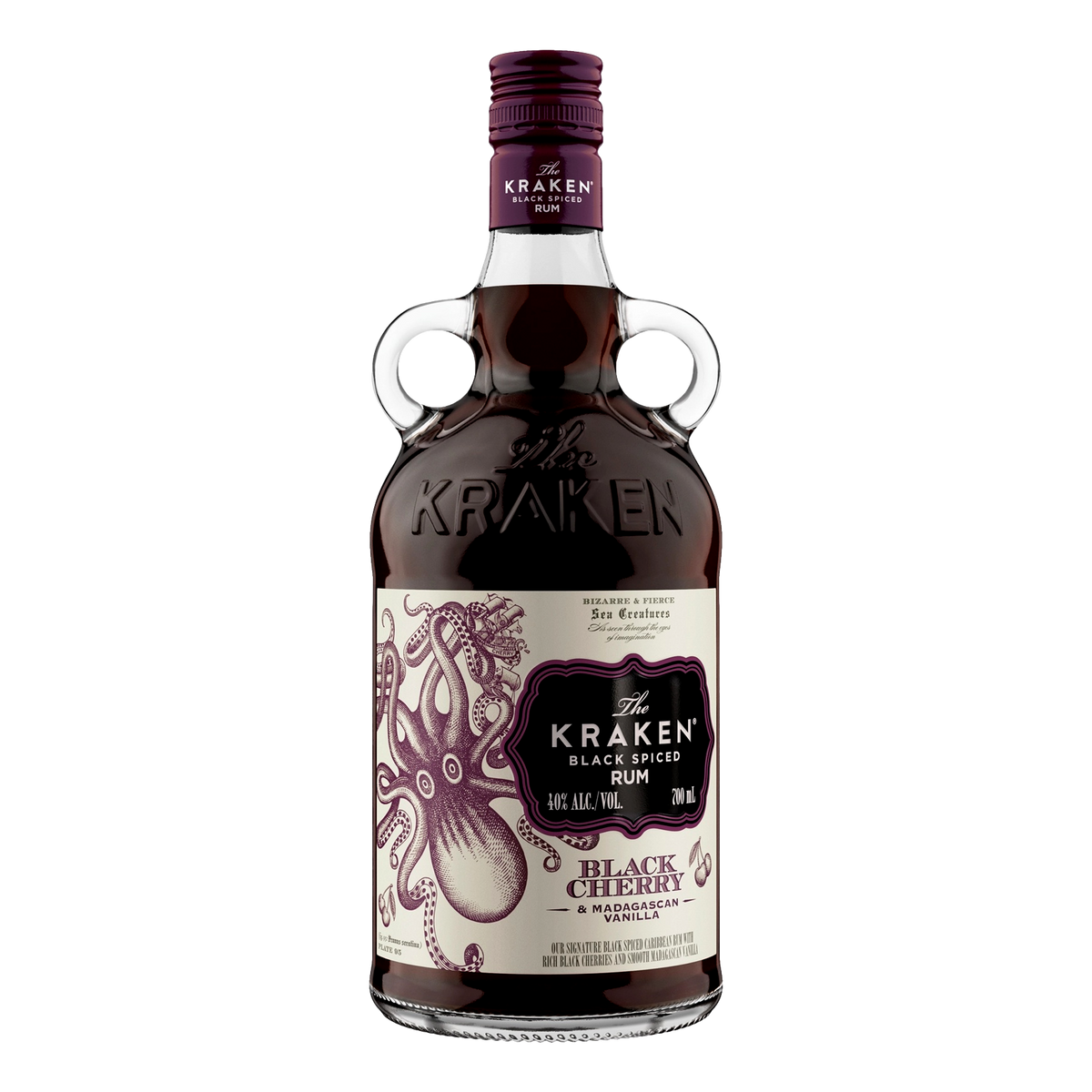 The Kraken Black Cherry & Madagascan Vanilla Spiced Rum 700ml