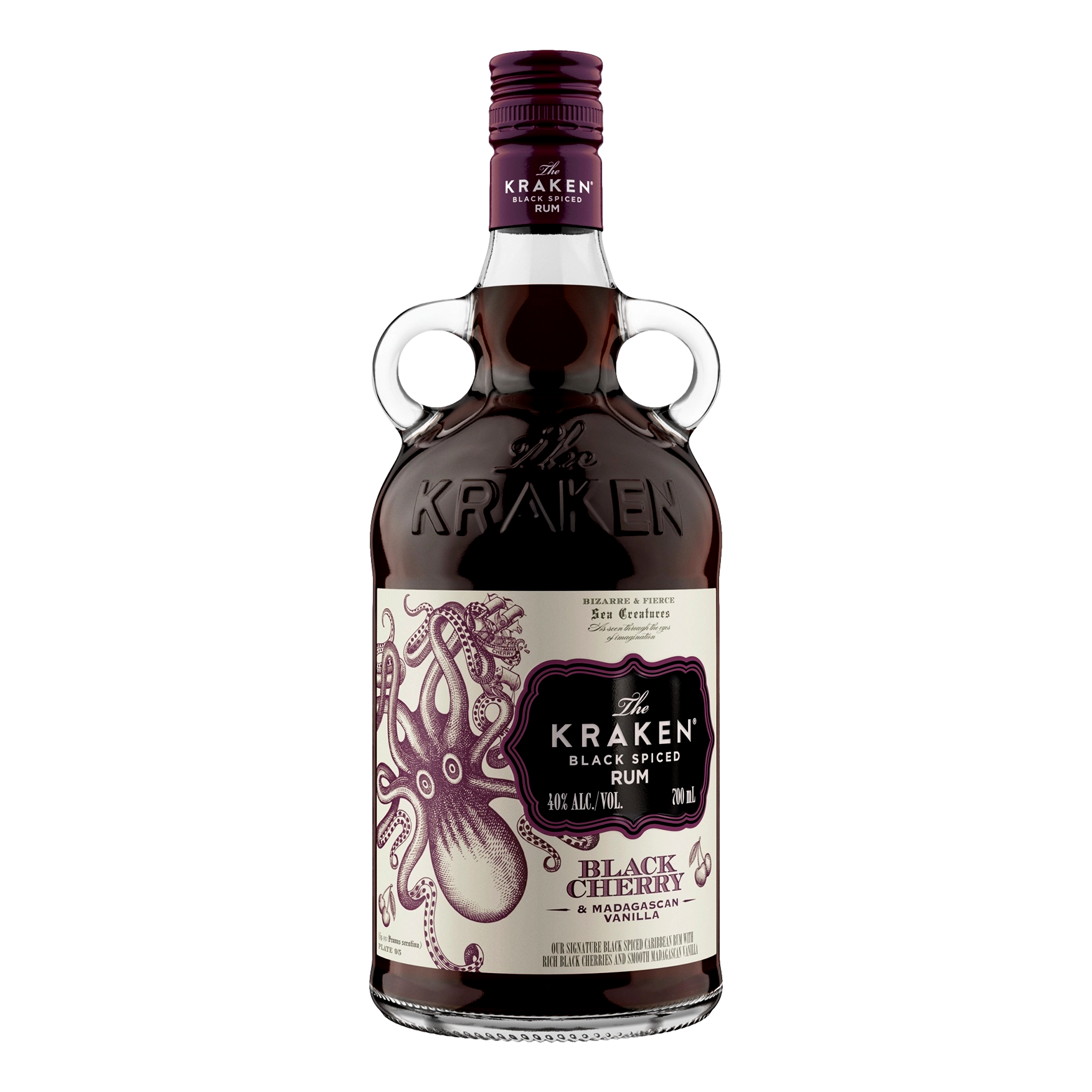 The Kraken Black Cherry & Madagascan Vanilla Spiced Rum 700ml