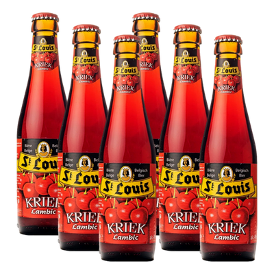 St Louis Kriek Cherry Lambic Beer 250ml Bottle 6 Pack