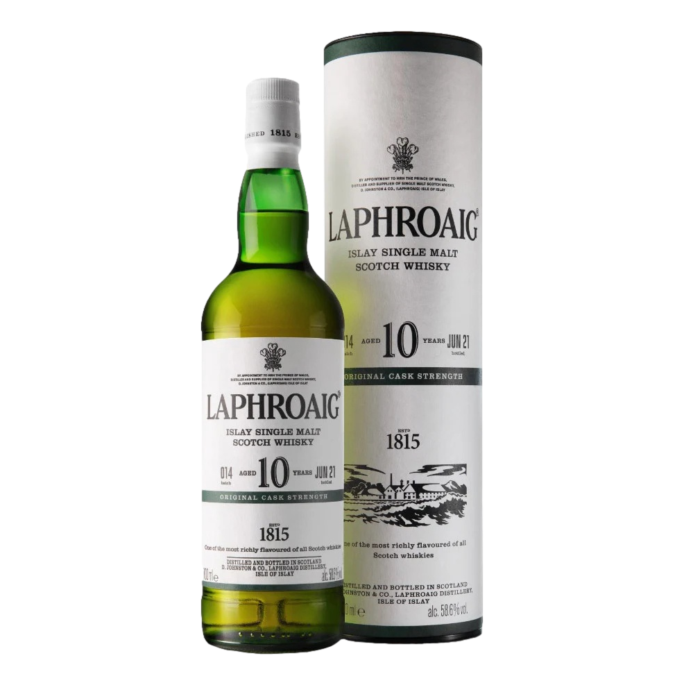 Laphroaig Original Cask Strength Single Malt Whisky 10YO 700ml