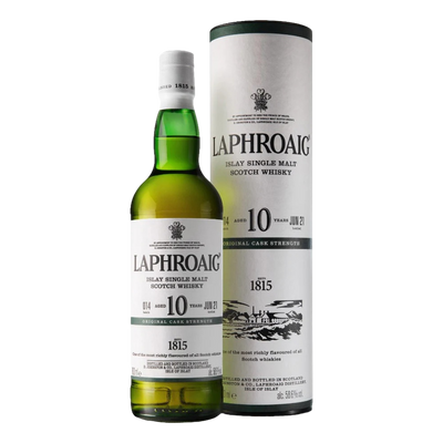 Laphroaig Original Cask Strength Single Malt Whisky 10YO 700ml