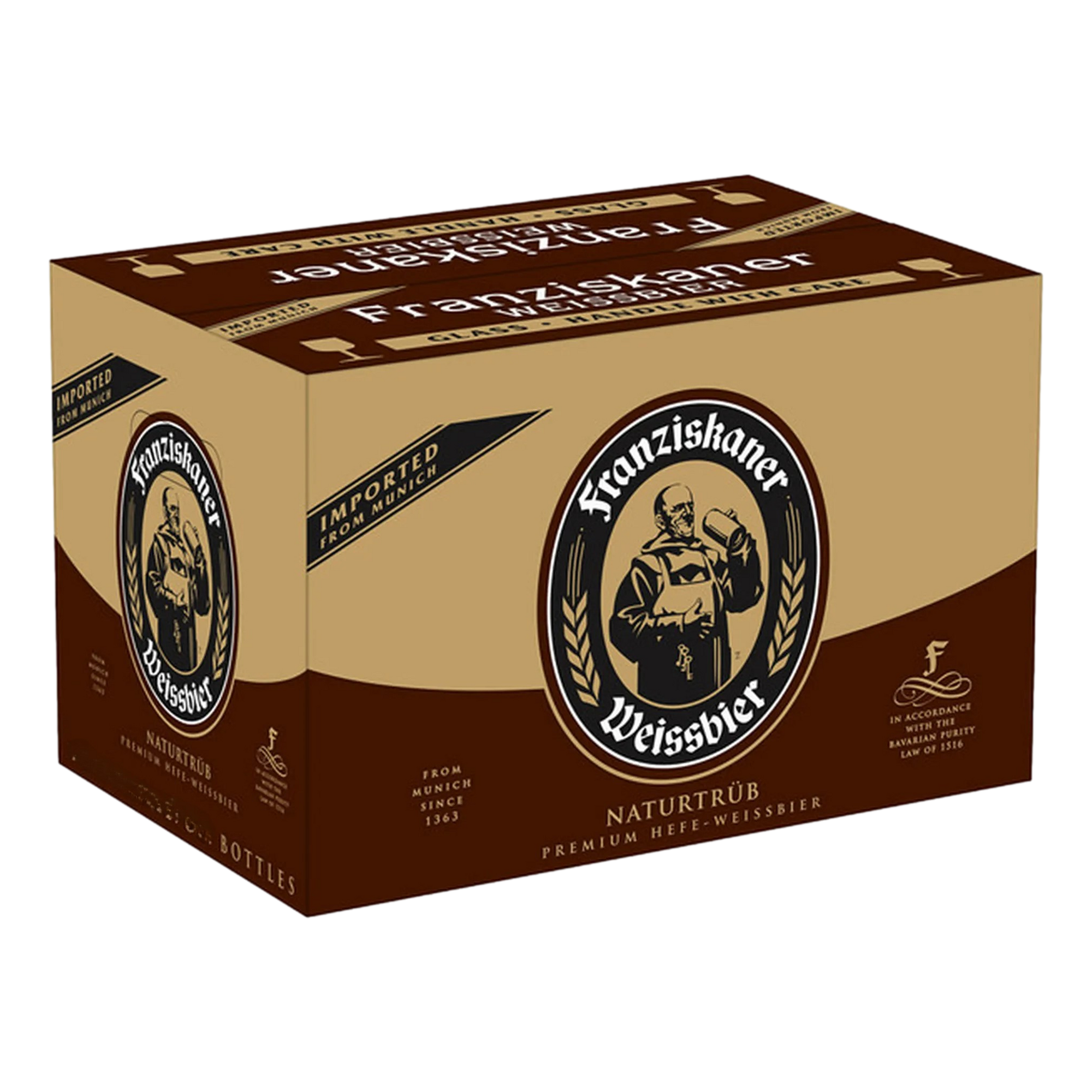 Franziskaner Hefe-Weissbier 500ml Bottle Case of 20