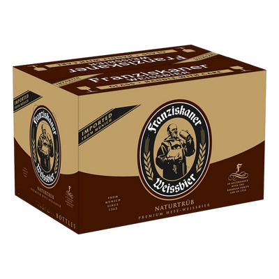 Franziskaner Hefe-Weissbier 500ml Bottle Case of 20