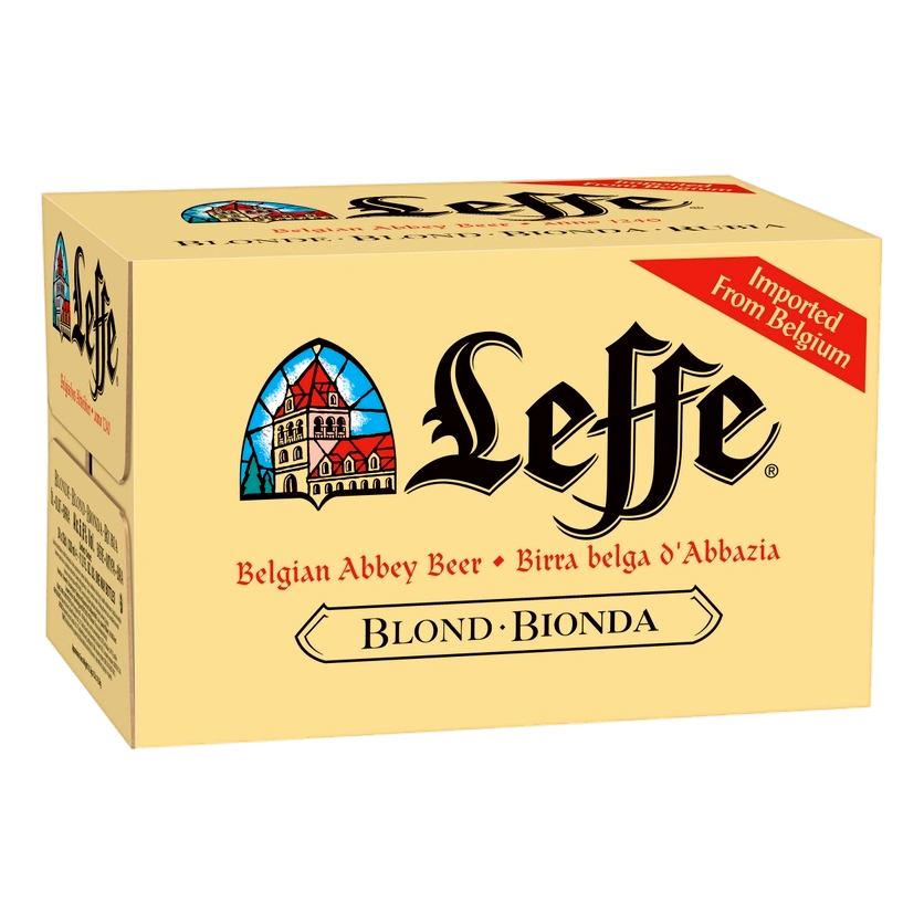 Leffe Blonde Abbey Ale 330ml Bottle Case of 24