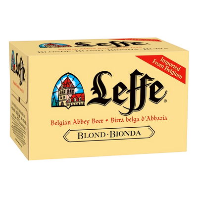 Leffe Blonde Abbey Ale 330ml Bottle Case of 24