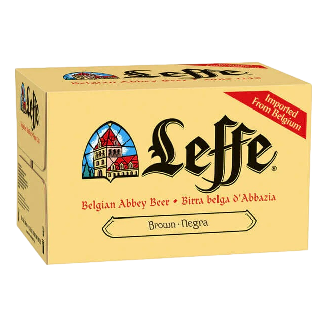 Leffe Brune Dark Abbey Dubbel 330ml Bottle Case of 24