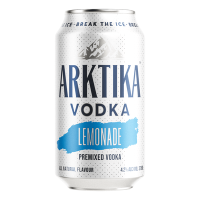 Arktika Vodka & Lemonade 375ml Can Case of 24