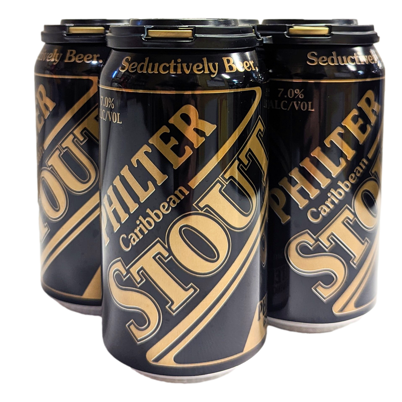 Philter Carribean Stout 7% 375ml Can 4 Pack