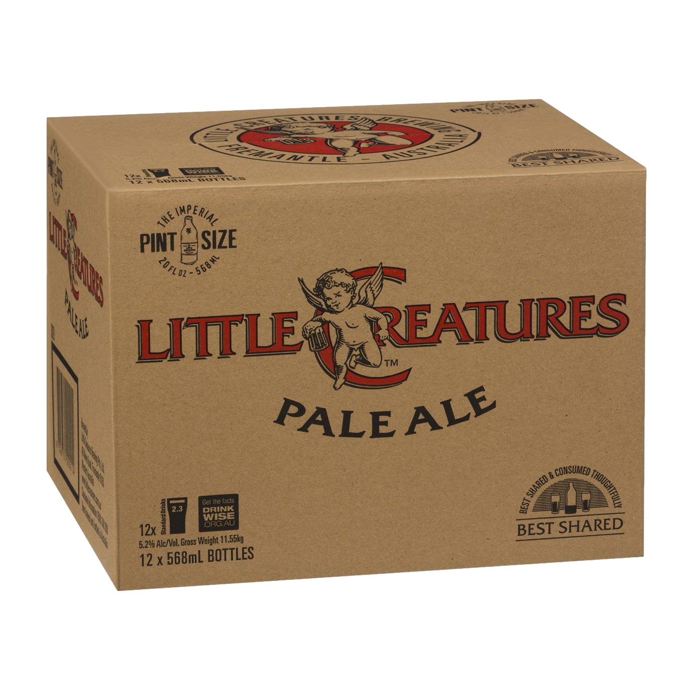 Little Creatures Pale Ale 568ml Bottle Case of 12