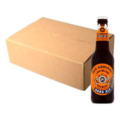 Lord Nelson Brewery Old Admiral Dark Ale 330ml Bottle Case of 24