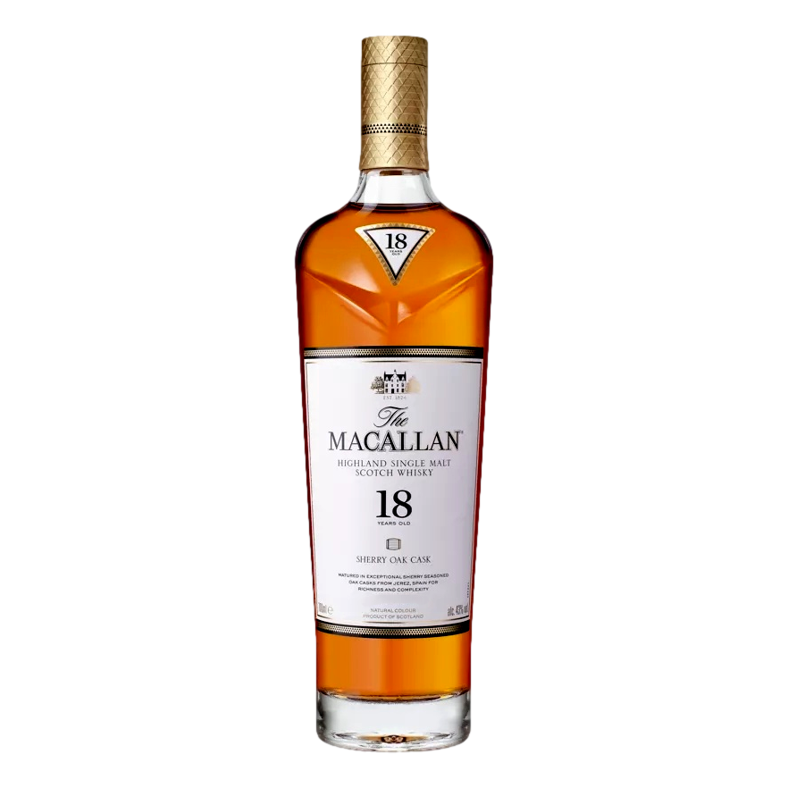 The Macallan Single Sherry Oak Cask Scotch Whisky 18YO 700ml