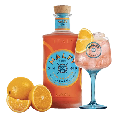 Malfy Con Arancia Gin 700ml + Glass Gift Pack