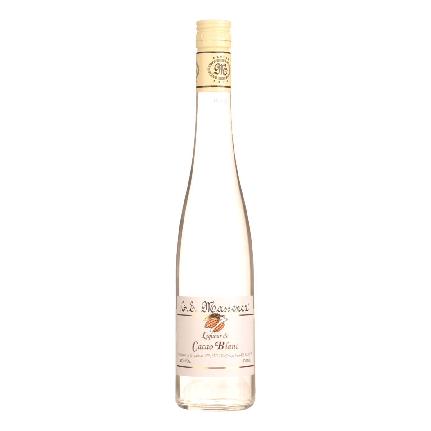 Massenez Cacao Blanc White Cocoa 500ml