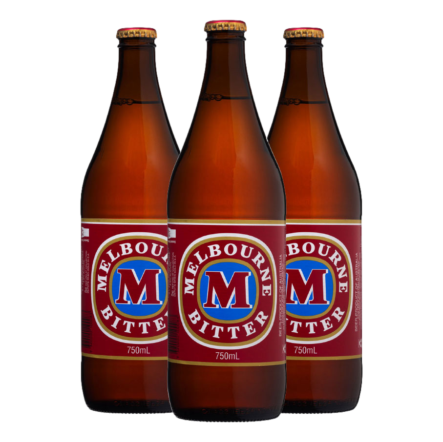 Melbourne Bitter Lager 750ml Bottle 3 Pack