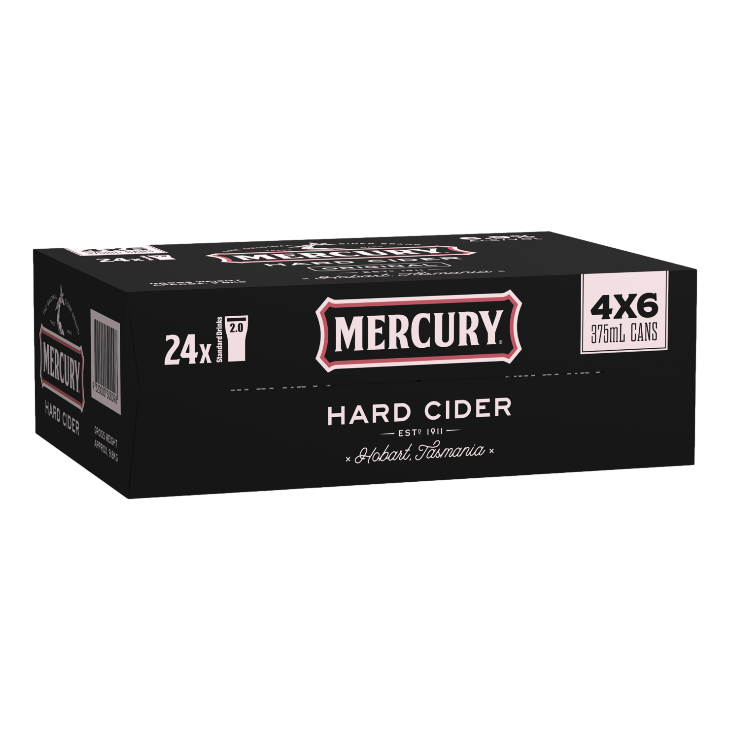 Mercury Hard Cider Original 6.9% 375ml Can Case of 24