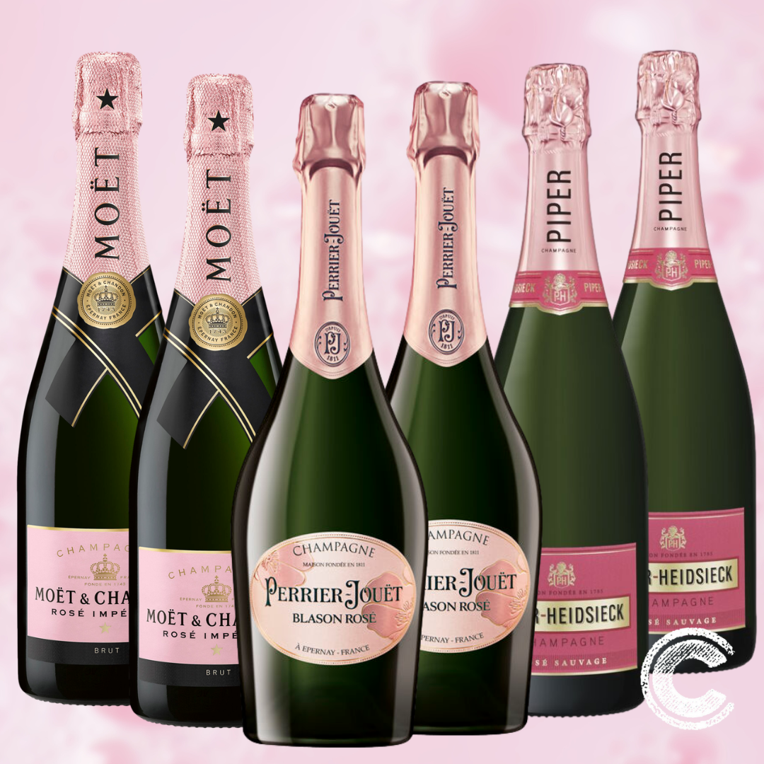 Mixed Champagne 6 Pack - Celebration Rosé