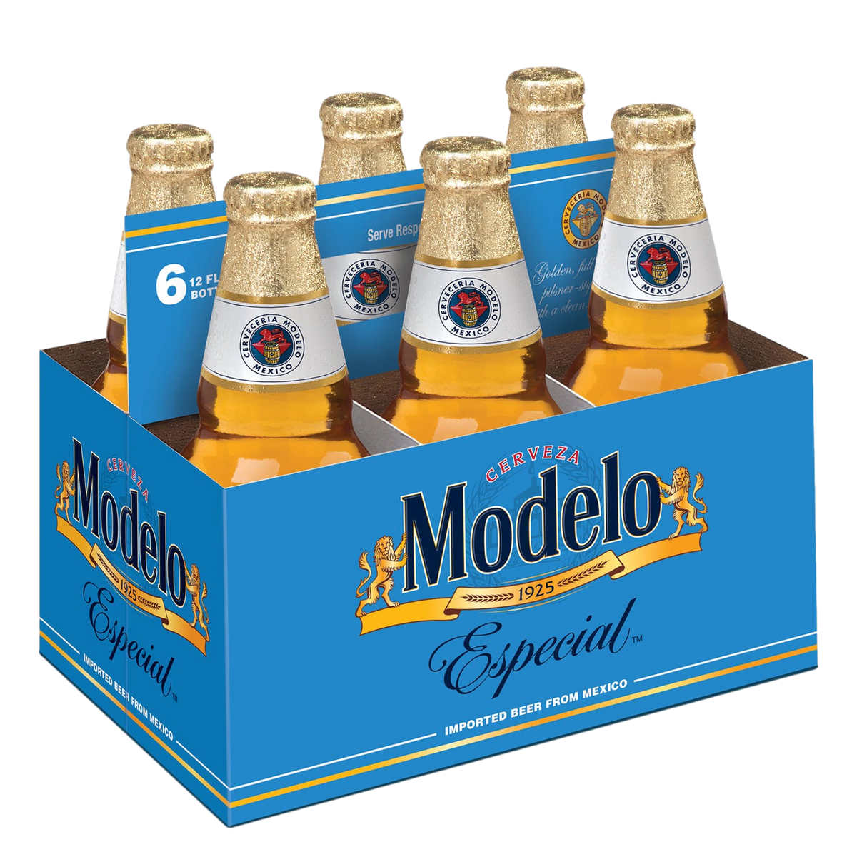 Modelo Especial Cerveza 355ml Bottle 6 Pack