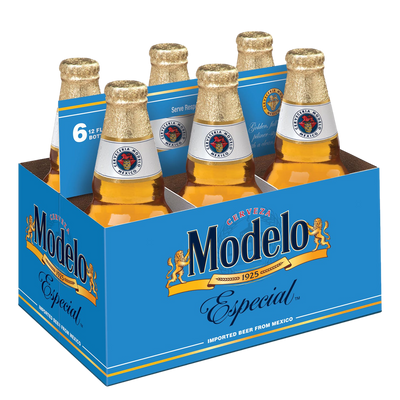 Modelo Especial Cerveza 355ml Bottle 6 Pack